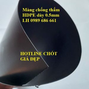 Màng chống thấm HDPE dày 0.5mm giá rẻ chất lượng cao