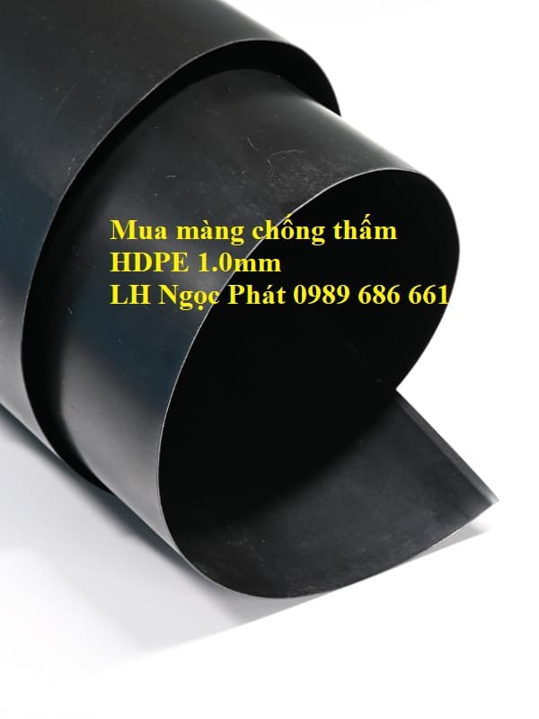 Màng chống thấm HDPE dày 1.0mm giá rẻ chất lượng tốt