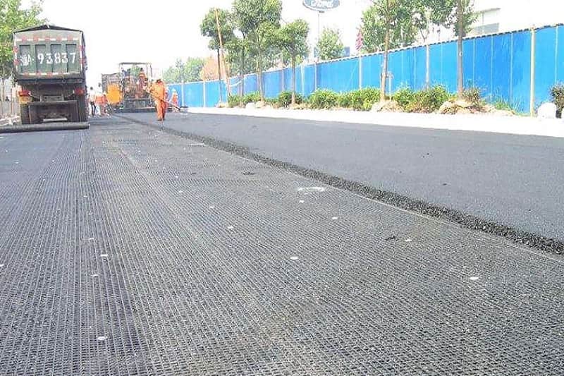 Lưới địa kỹ thuật sợi thủy tinh hai trụcgia cường nền đường giao thông