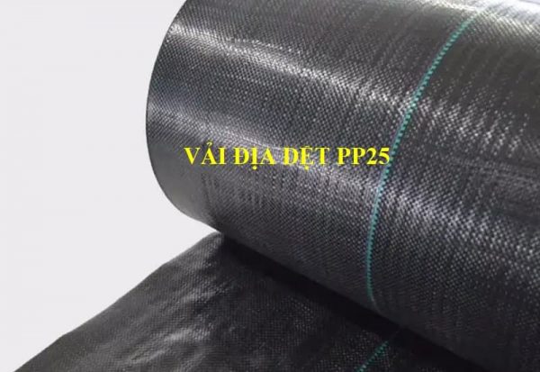 Vải địa kỹ thuật dệt PP 25 giá rẻ chất lượng cao