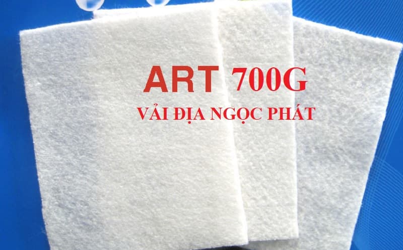 Vải địa kỹ thuật ART700G được sản xuất từ xơ PP