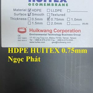 Màng chống thấm HDPE Huitex 0.75mm giá rẻ nhất