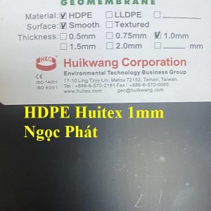Màng chống thấm HDPE Huitex 1mm Đài Loan giá rẻ nhất