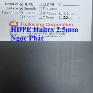 Màng chống thấm HDPE HUITEX 2.5mm HD250 tổng đại lý giá tốt