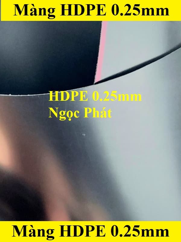 Màng chống thấm HDPE dày 0.25mm đại lý giá rẻ nhất