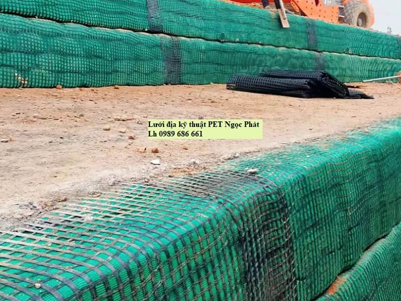 Lưới địa làm tường chắn MSE giá tốt