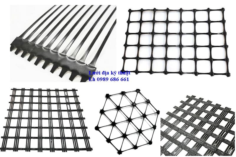 Lưới địa kỹ thuật gia cố nền đường, tường chắn đát, mái dốc, mặt đường bê tông nhựa