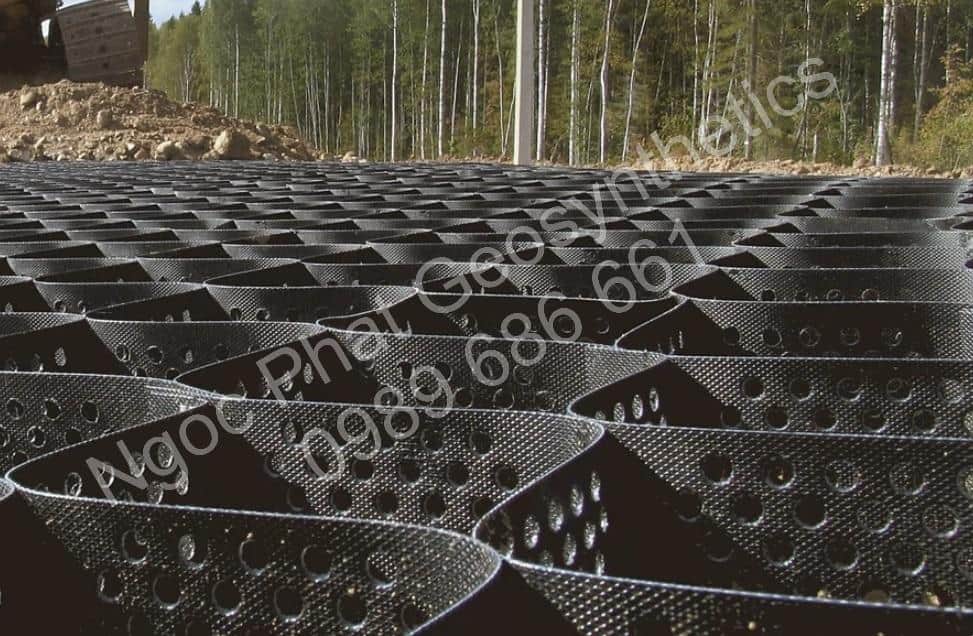 Ứng dụng neoweb ô ngăn hình mạng gia cố công trình bền vững