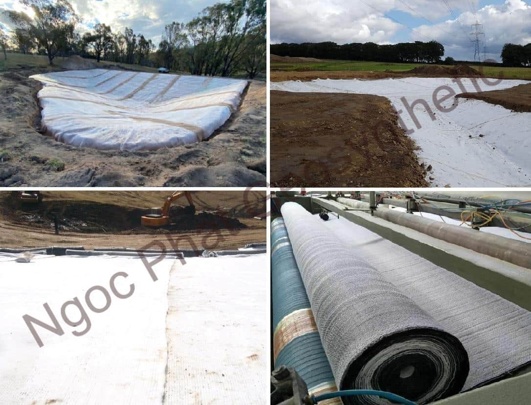Màng chống thấm GCL bentonite lót hồ cảnh quan giữ nước hiệu quả thi công nhanh