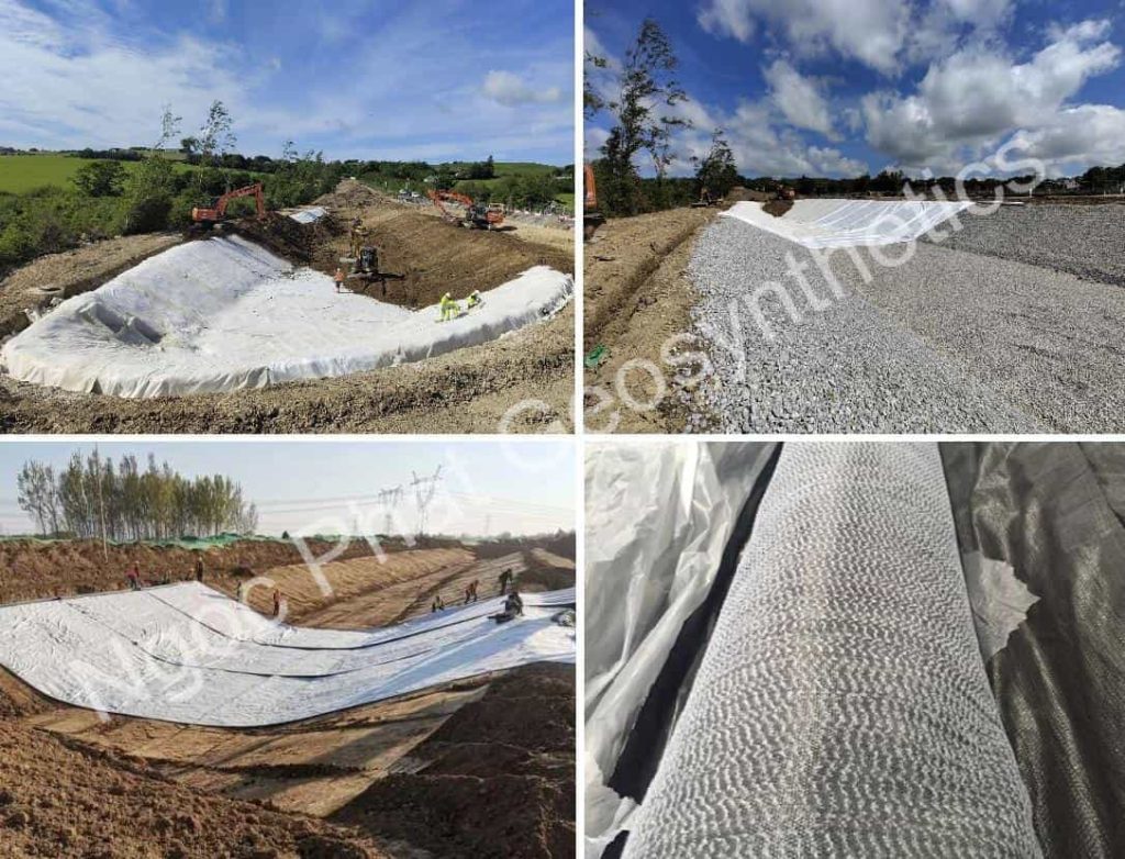 Màng chống thấm sét GCL bentonite lót kênh mương hồ chứa nước GCL Geomembrane