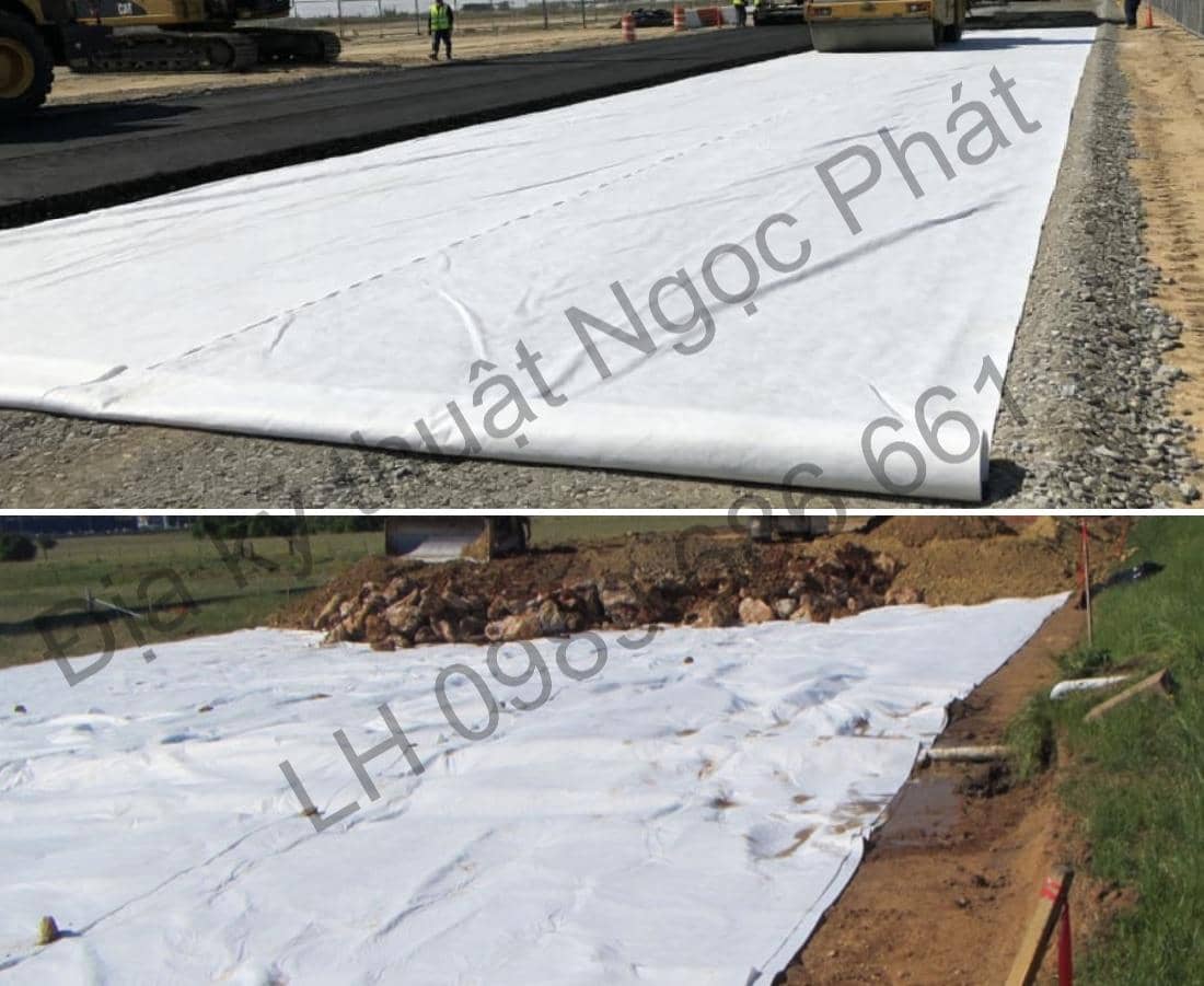 Vải địa kỹ thuật thi công nền đường